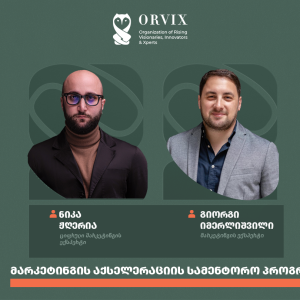 მარკეტინგის აქსელერაციის სამენტორო პროგრამა