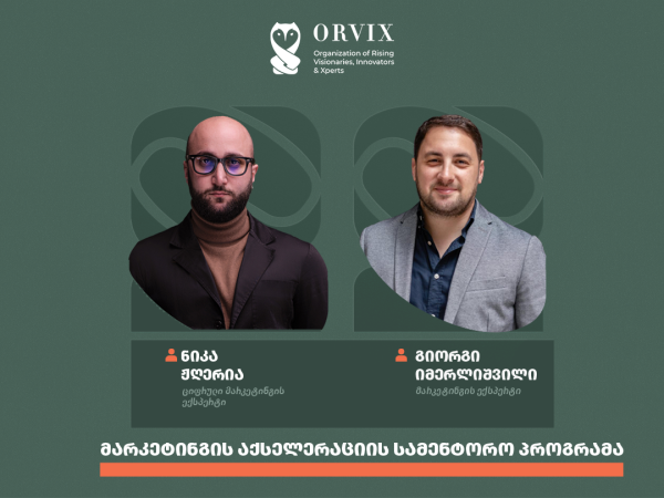 მარკეტინგის აქსელერაციის სამენტორო პროგრამა